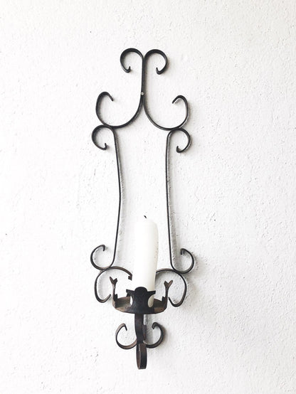 Vintage Iron Candleholder
