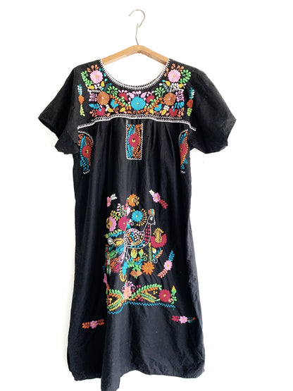 Vintage Embroidered Cotton Dress
