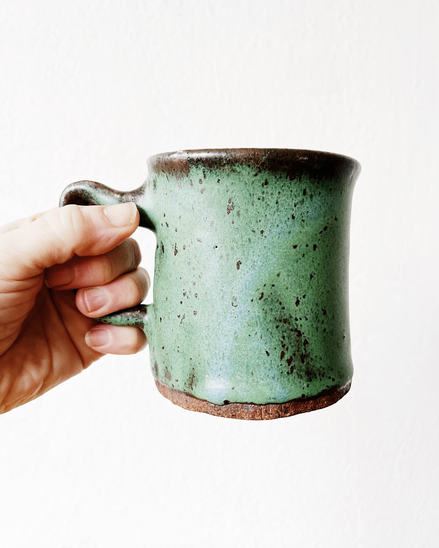 Oversized Studio Pottery Mug Pair