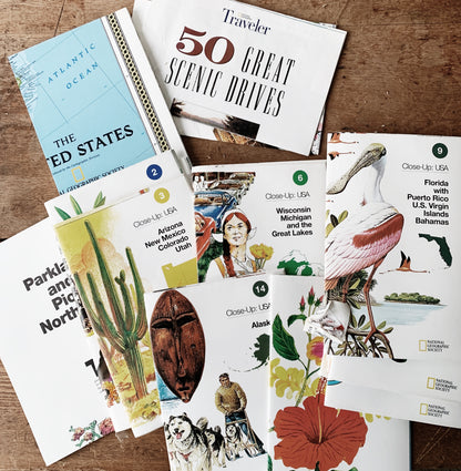 National Geographic Boxed Regional Maps