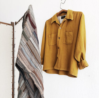 Vintage Wool Blend Button Down