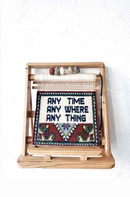 Loom With Wool Sample Piece