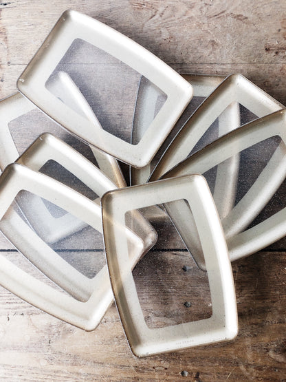 Set of Vintage Mid Century Cocktail Trays