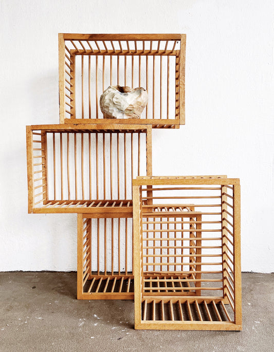 Vintage Modular Spindle Shelves