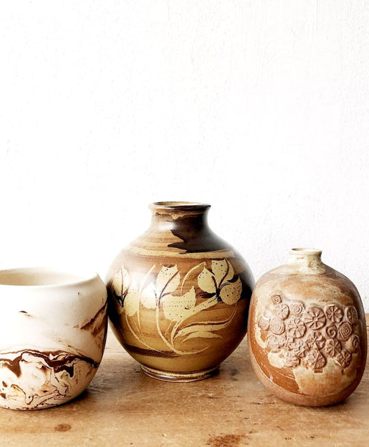 Vintage Embossed Weed Pot