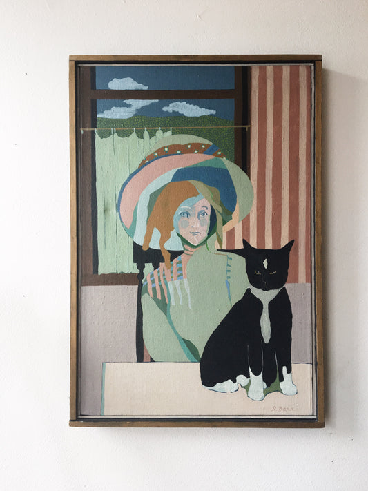 Vintage Original Framed Painting