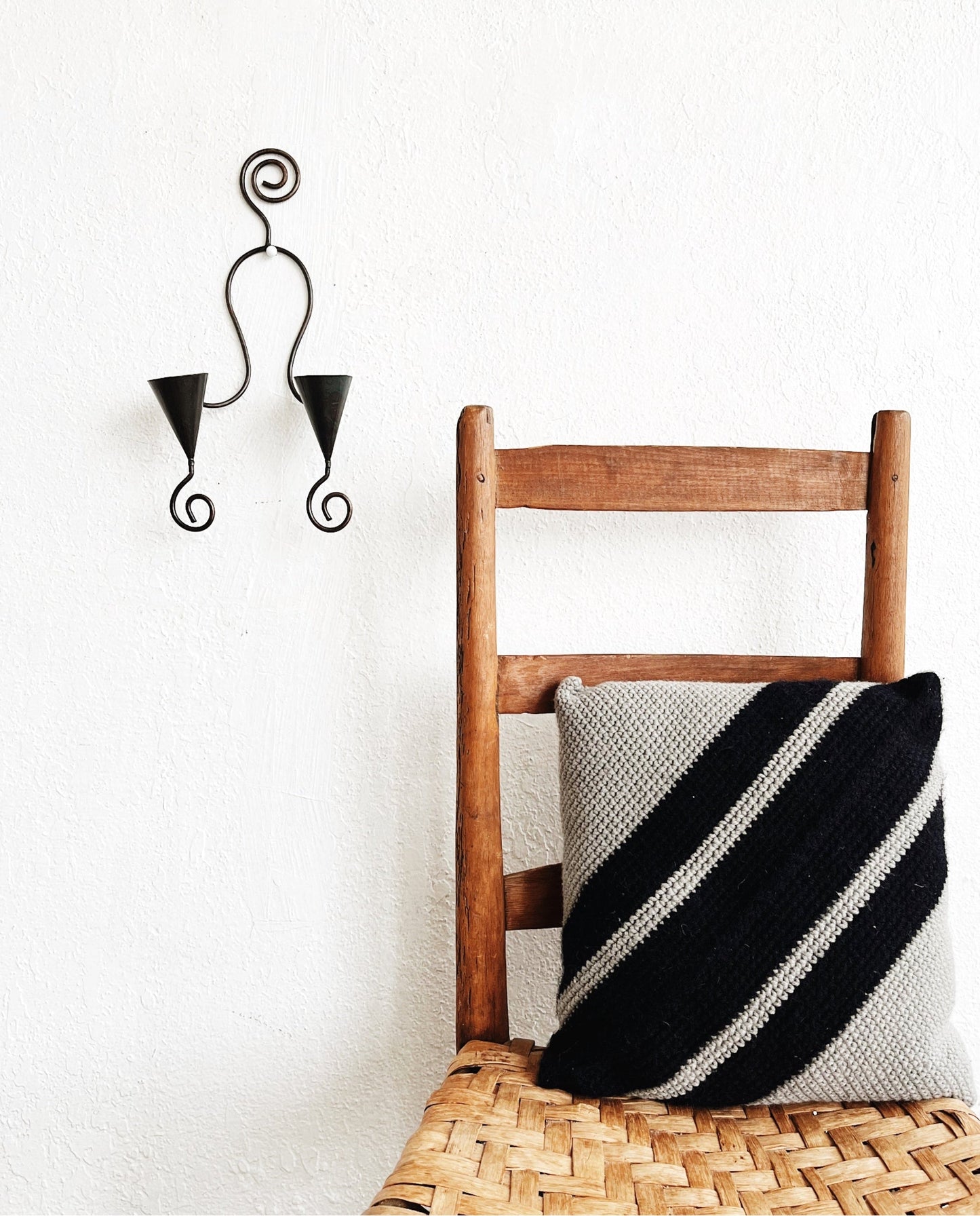 Whimsical Metal Candelabra