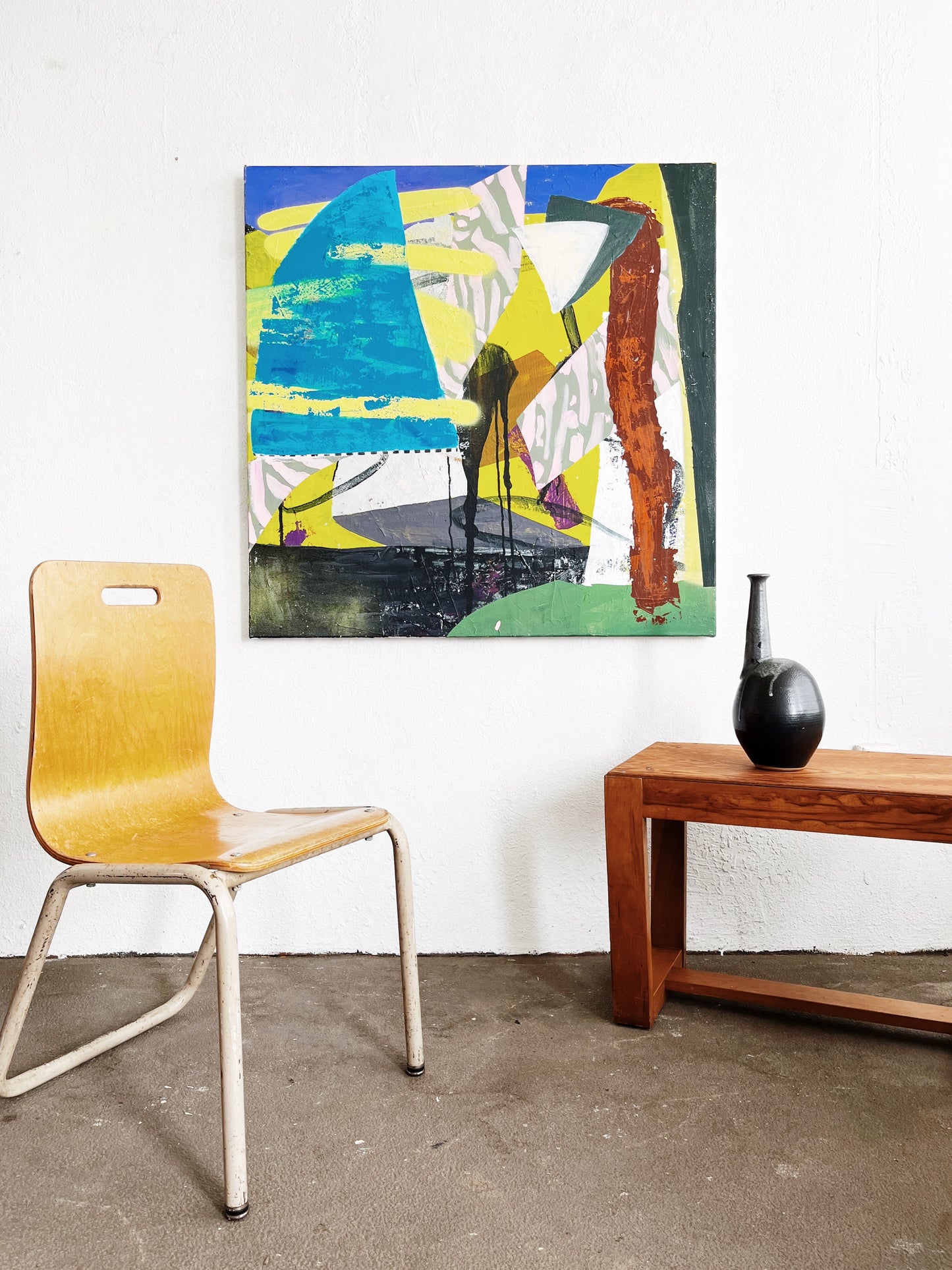 Original Abstract Mixed Media Painting