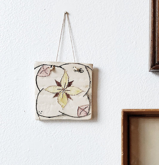 Vintage Handmade Tile Art