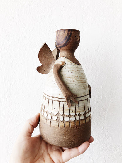 Vintage 1970s Angel Candleholder