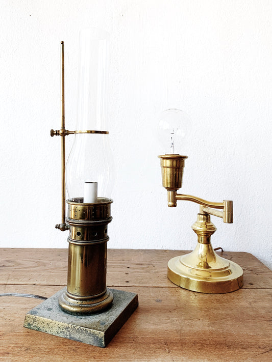 Vintage Brass Table Lamp