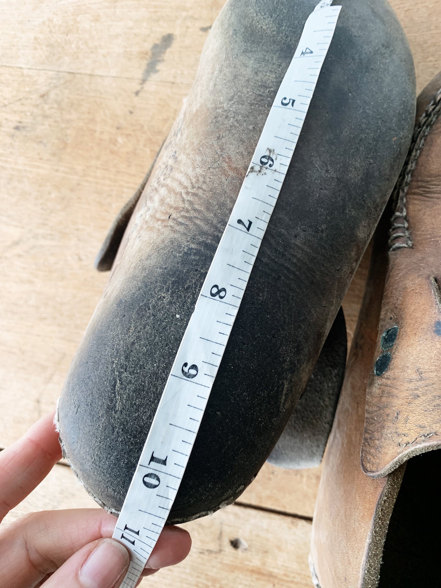 Vintage Handmade Leather Mocs 8.5/9 Women’s