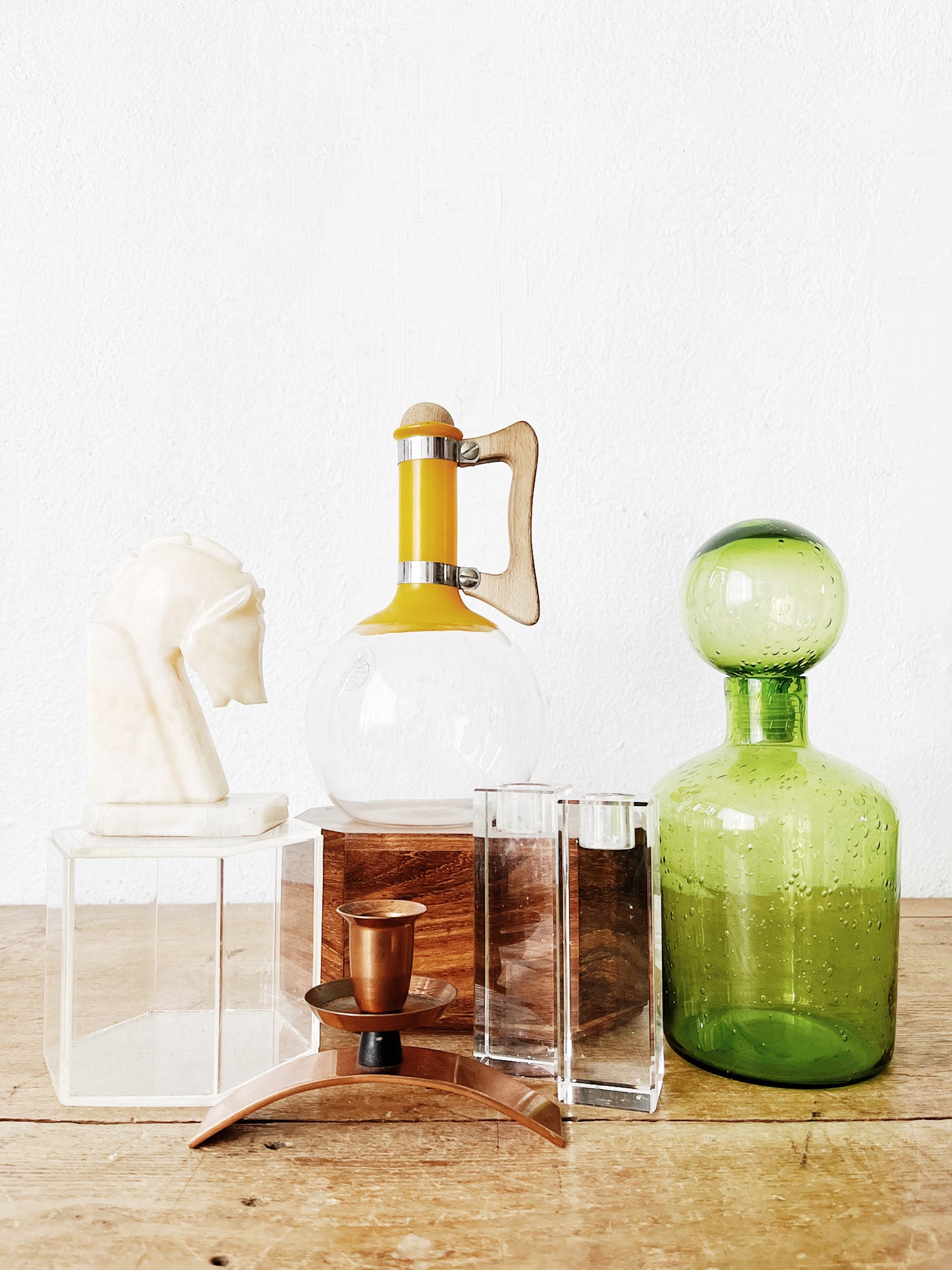 Vintage Blown Glass Decanter