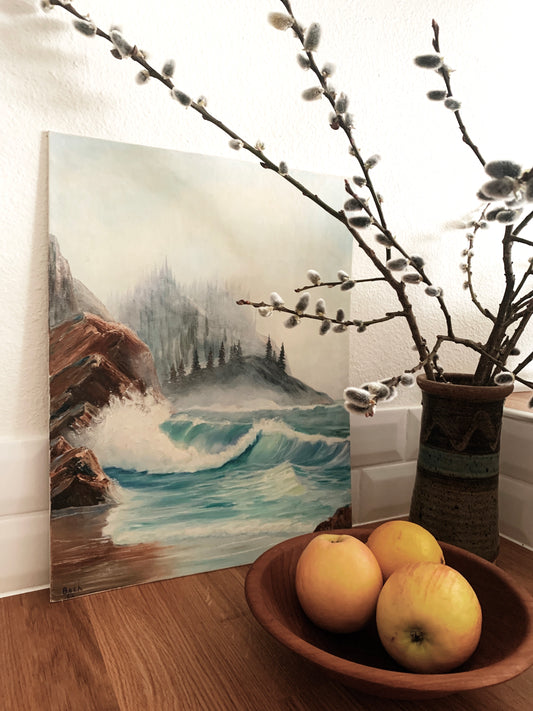 Vintage Seascape Painting