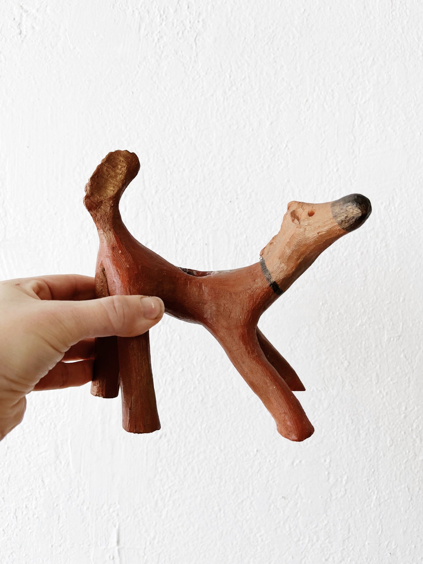 Handmade Folk Art Ceramic Animal