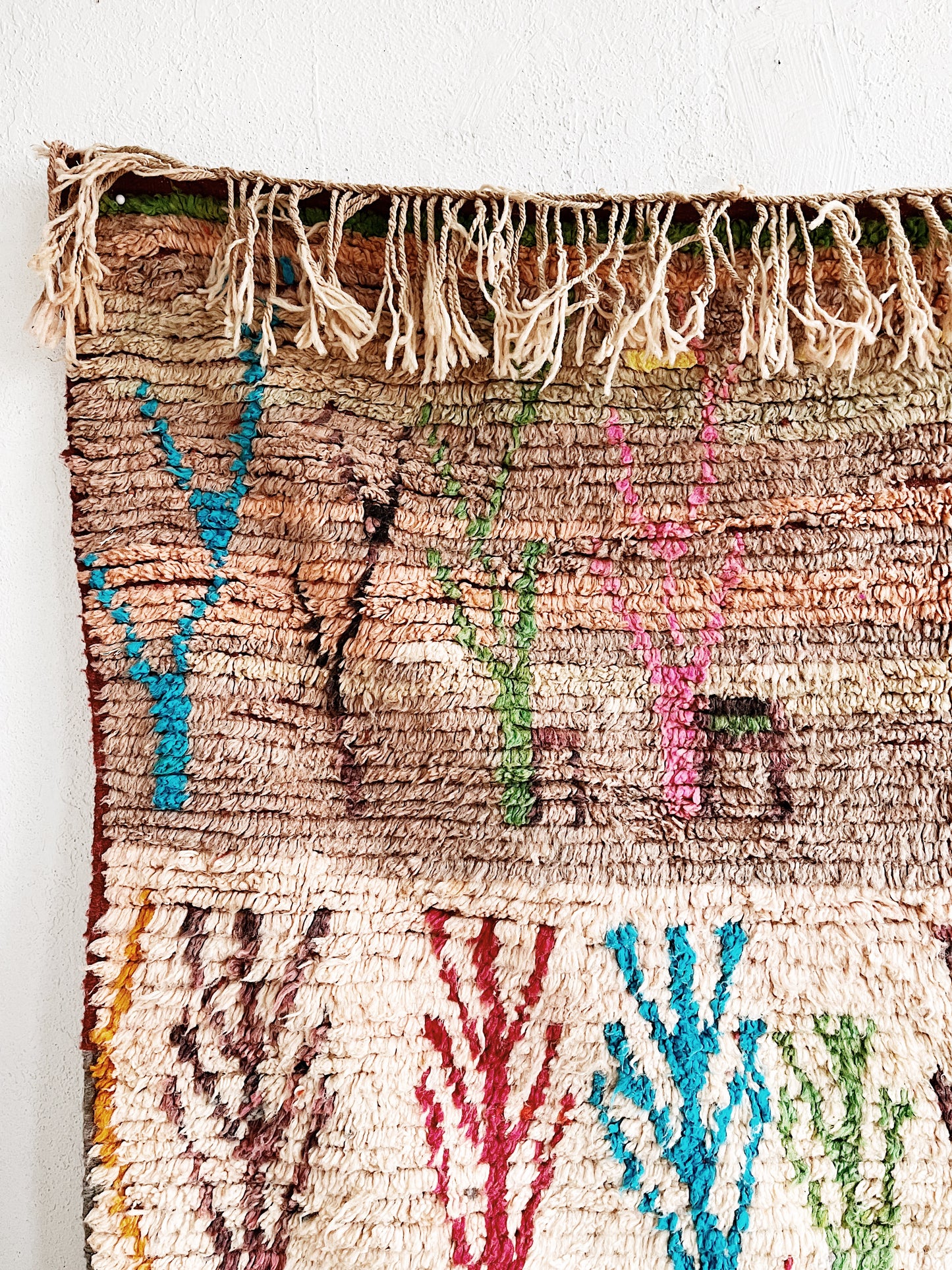 Large Vintage Moroccan Wool Rug