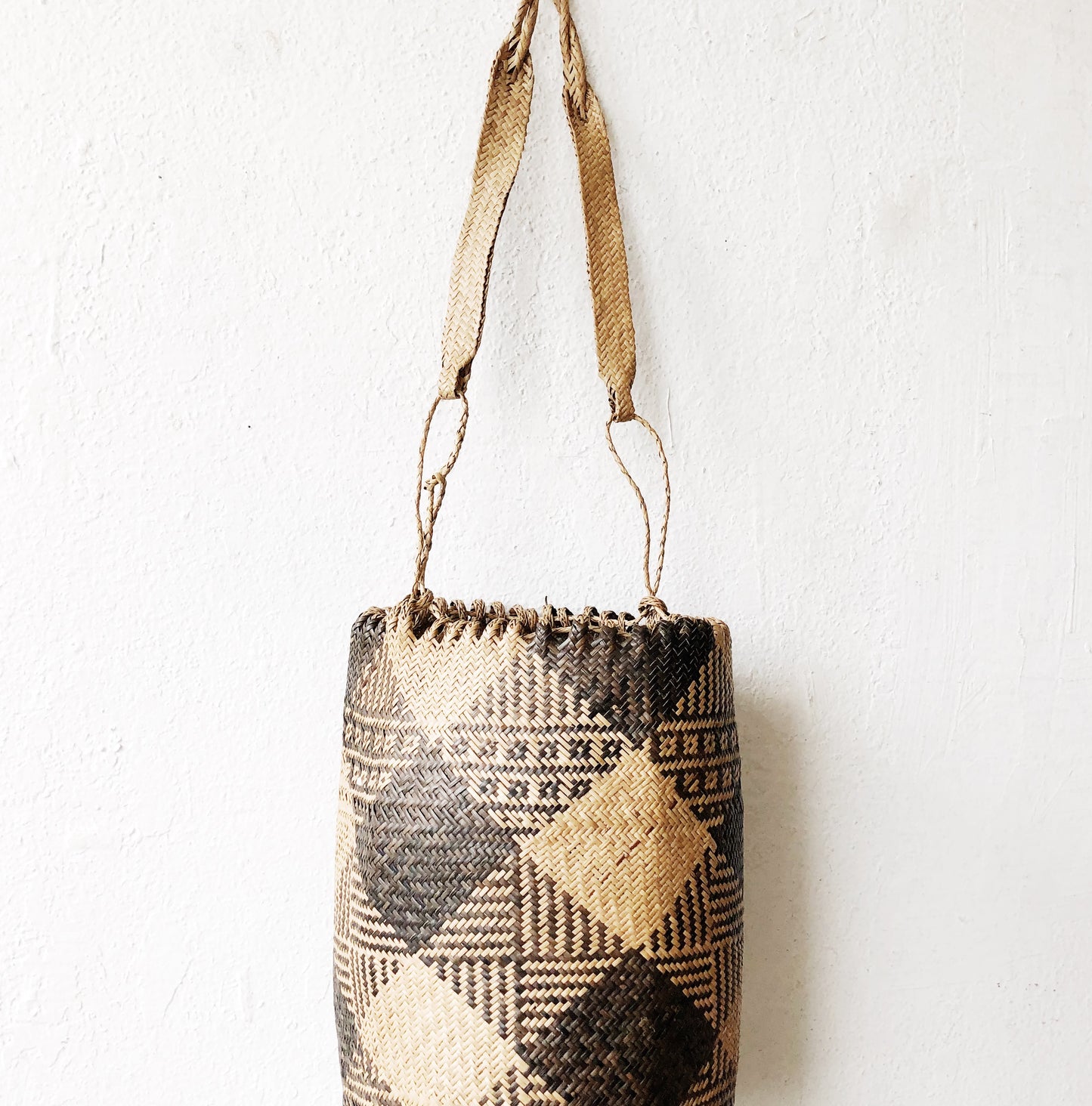 Vintage Seagrass Basket