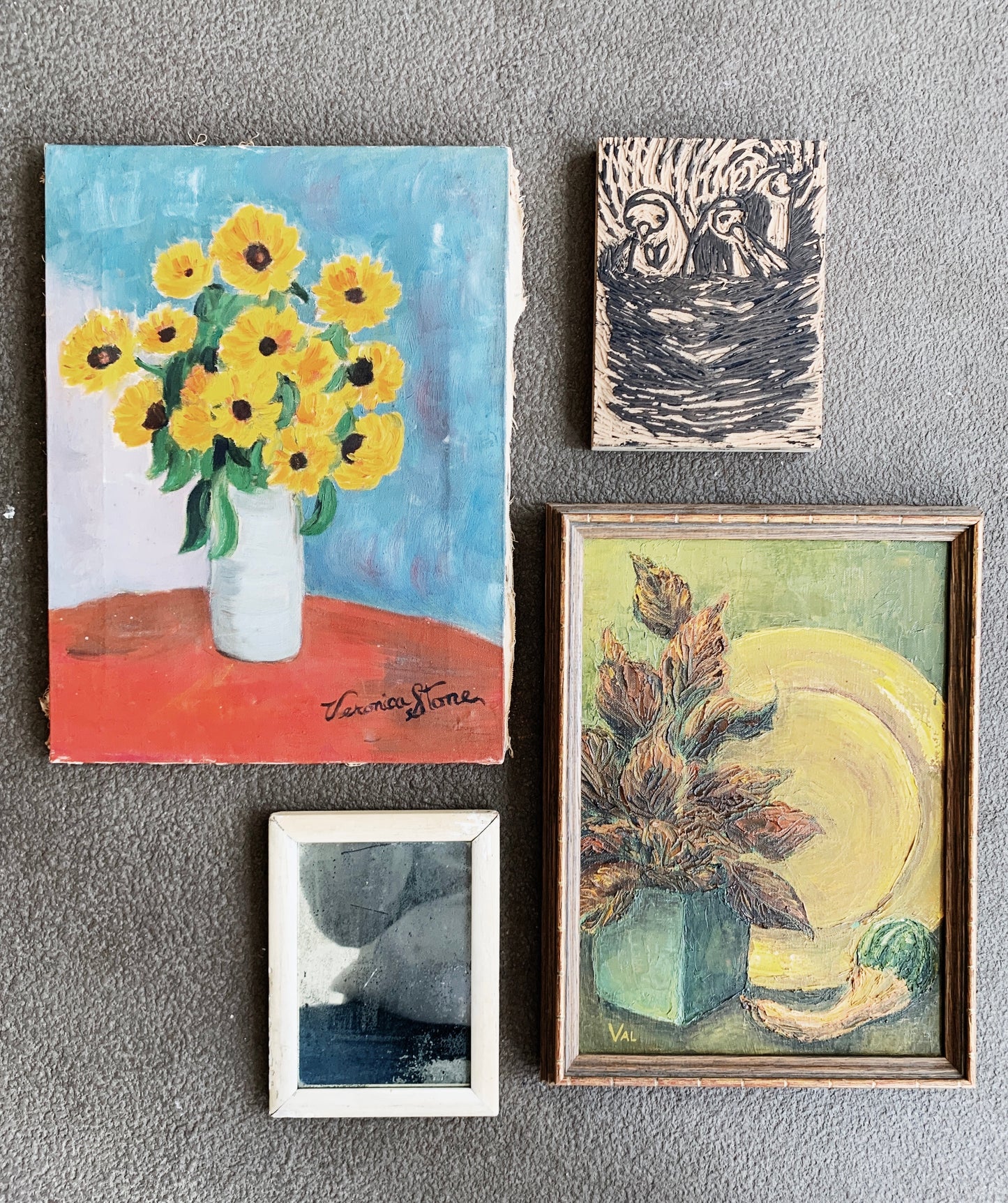 Vintage Bouquet Painting