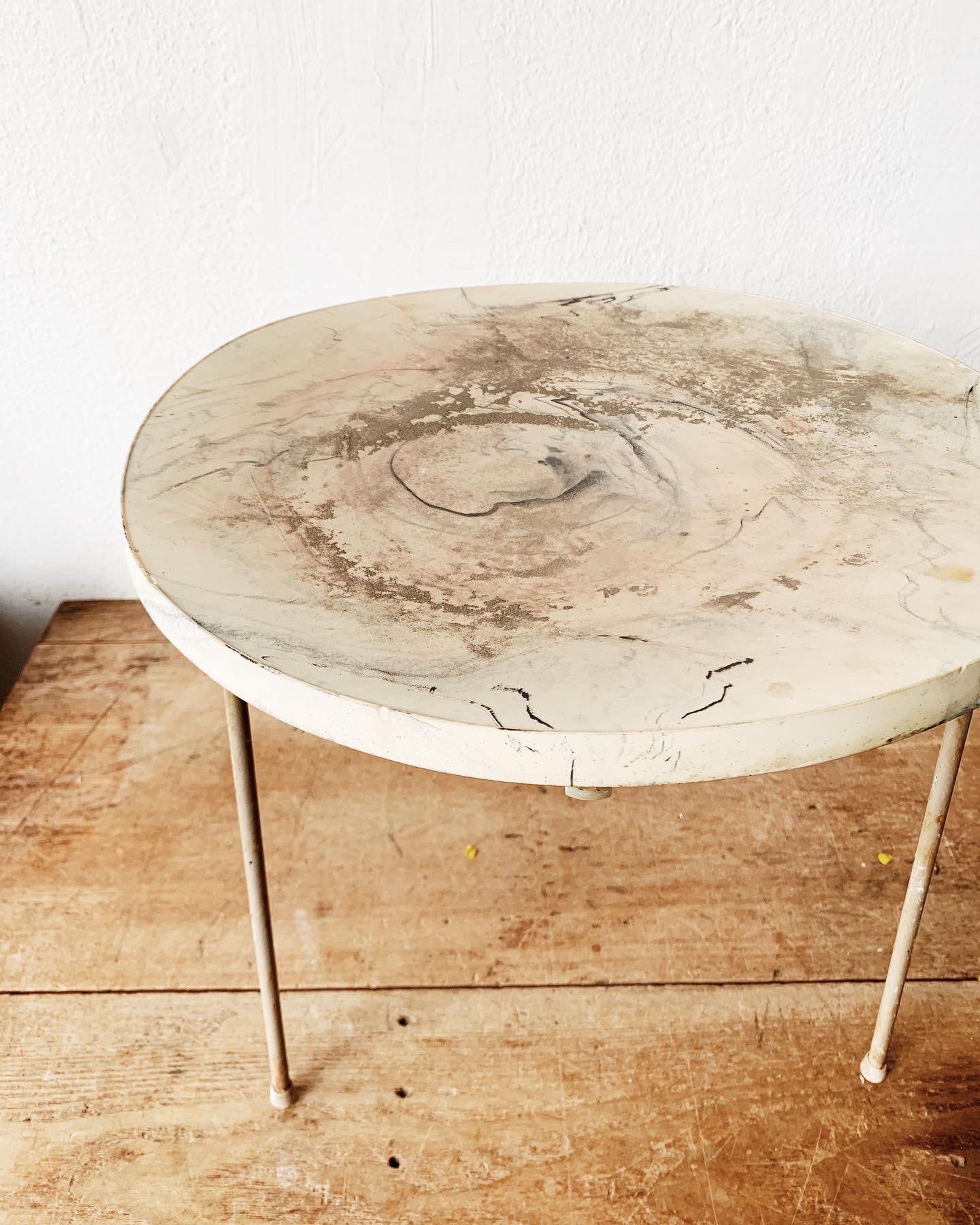 Mid Century Table/ Plant Stand