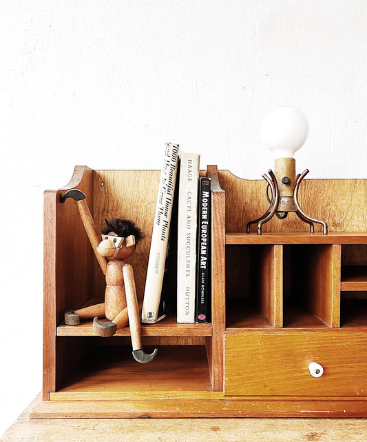 Large Vintage Desk Organizer