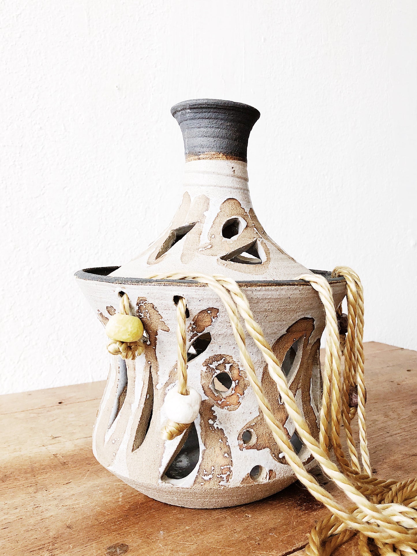 Vintage Stoneware Lantern