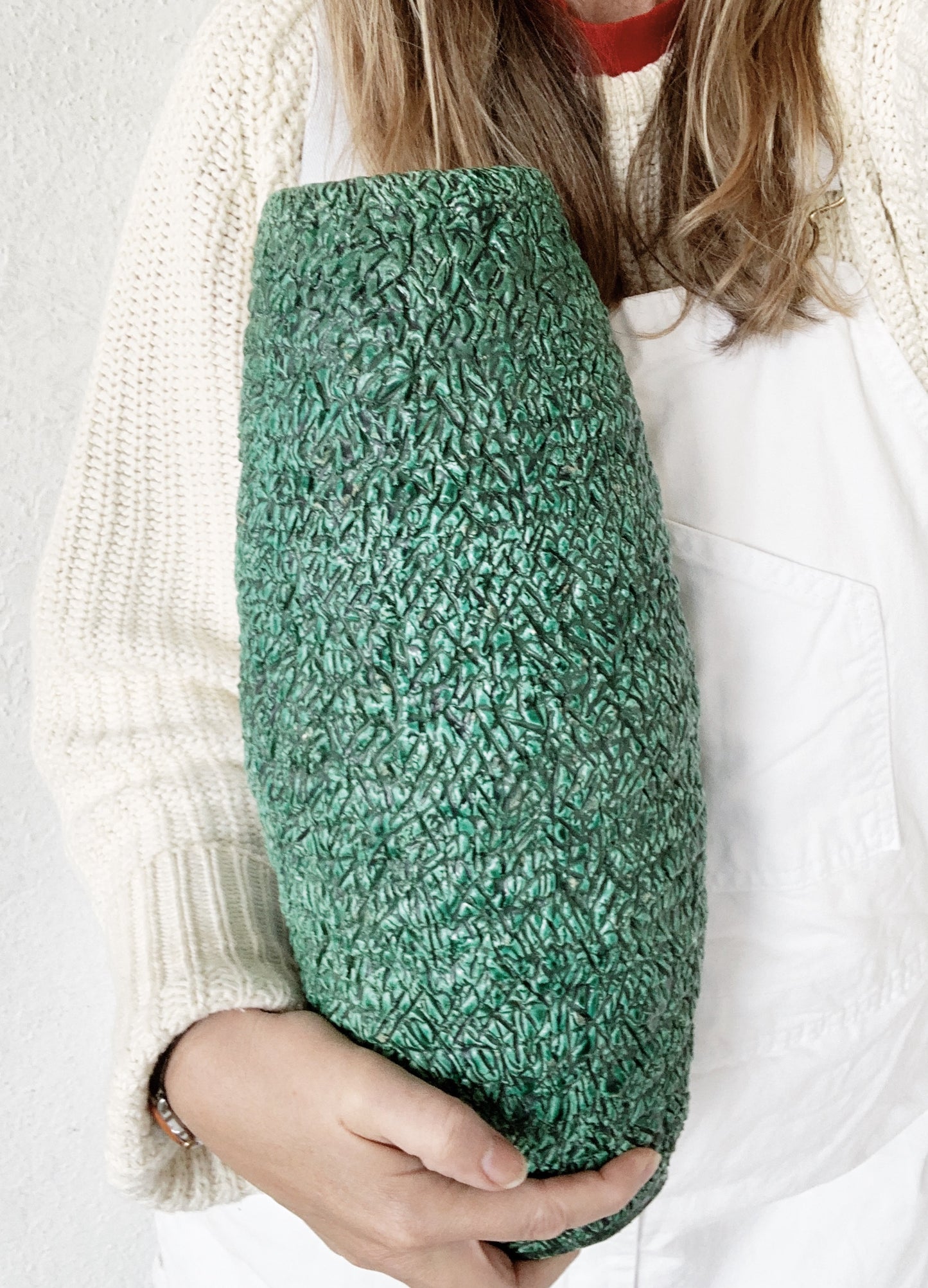 Large Mid Century Art Pottery Vase