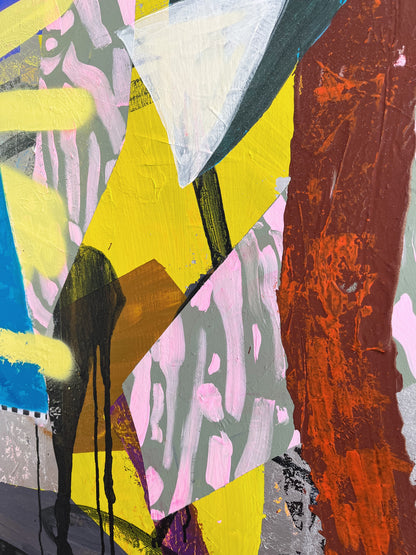 Original Abstract Mixed Media Painting