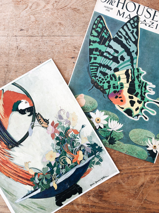 Vintage Original Art Deco Era Magazine Covers