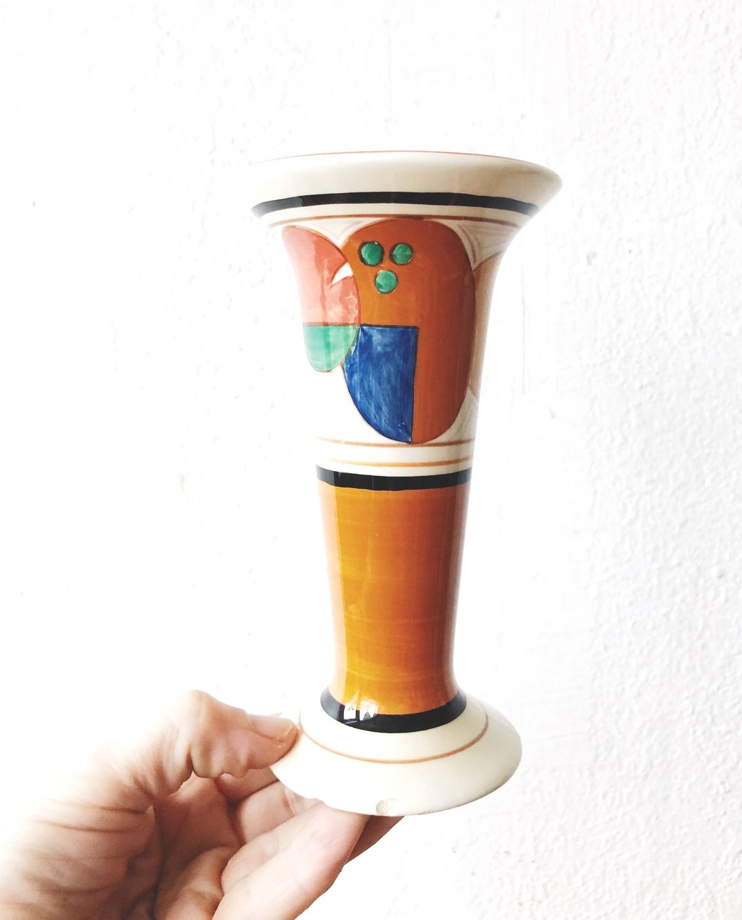 Clarice Cliff Art Deco Style Vase