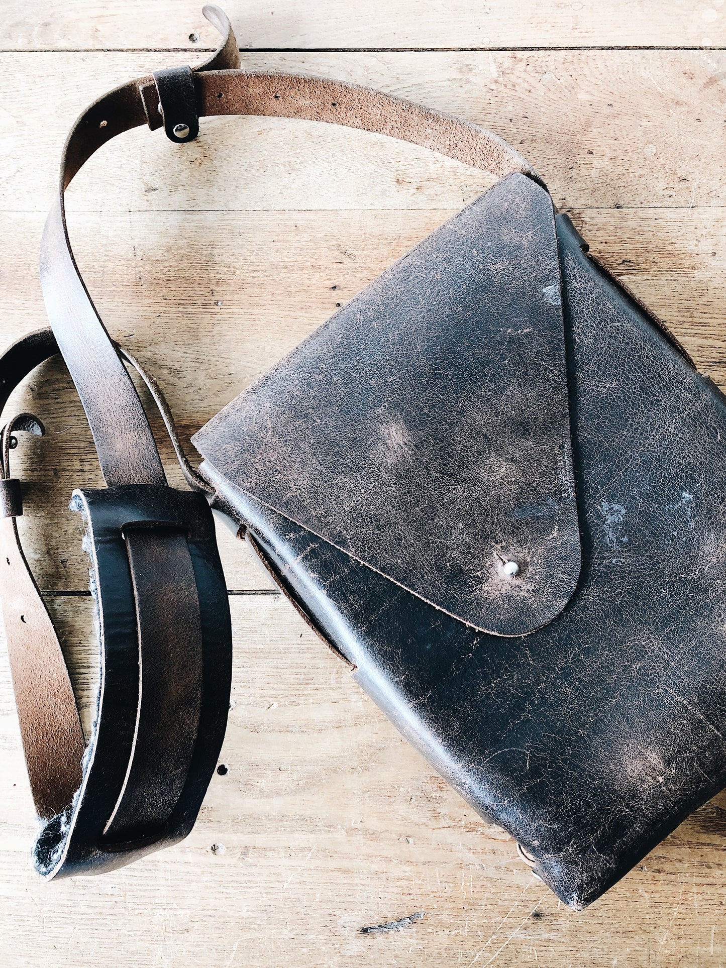Leather Messenger Bag by dean.