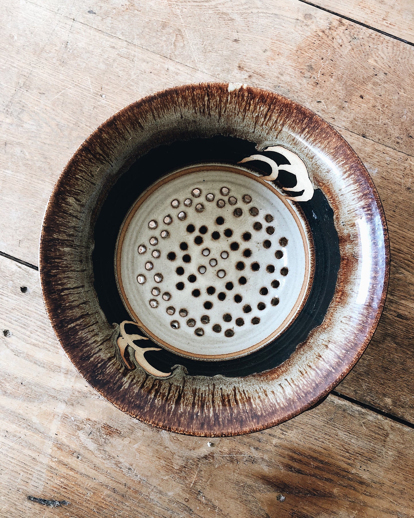 Vintage Ceramic Colander