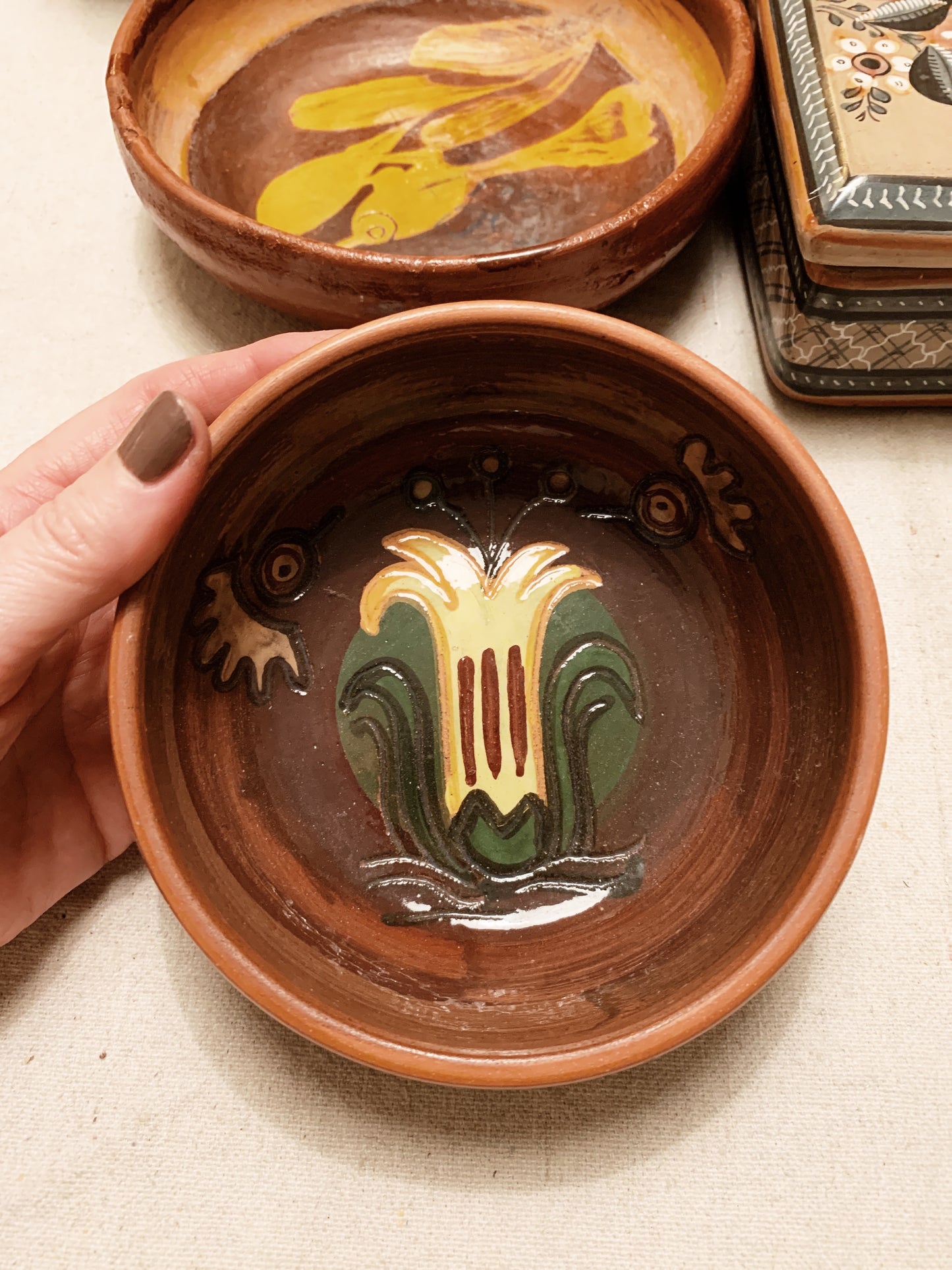 Vintage Birds and Flowers Pottery Collection