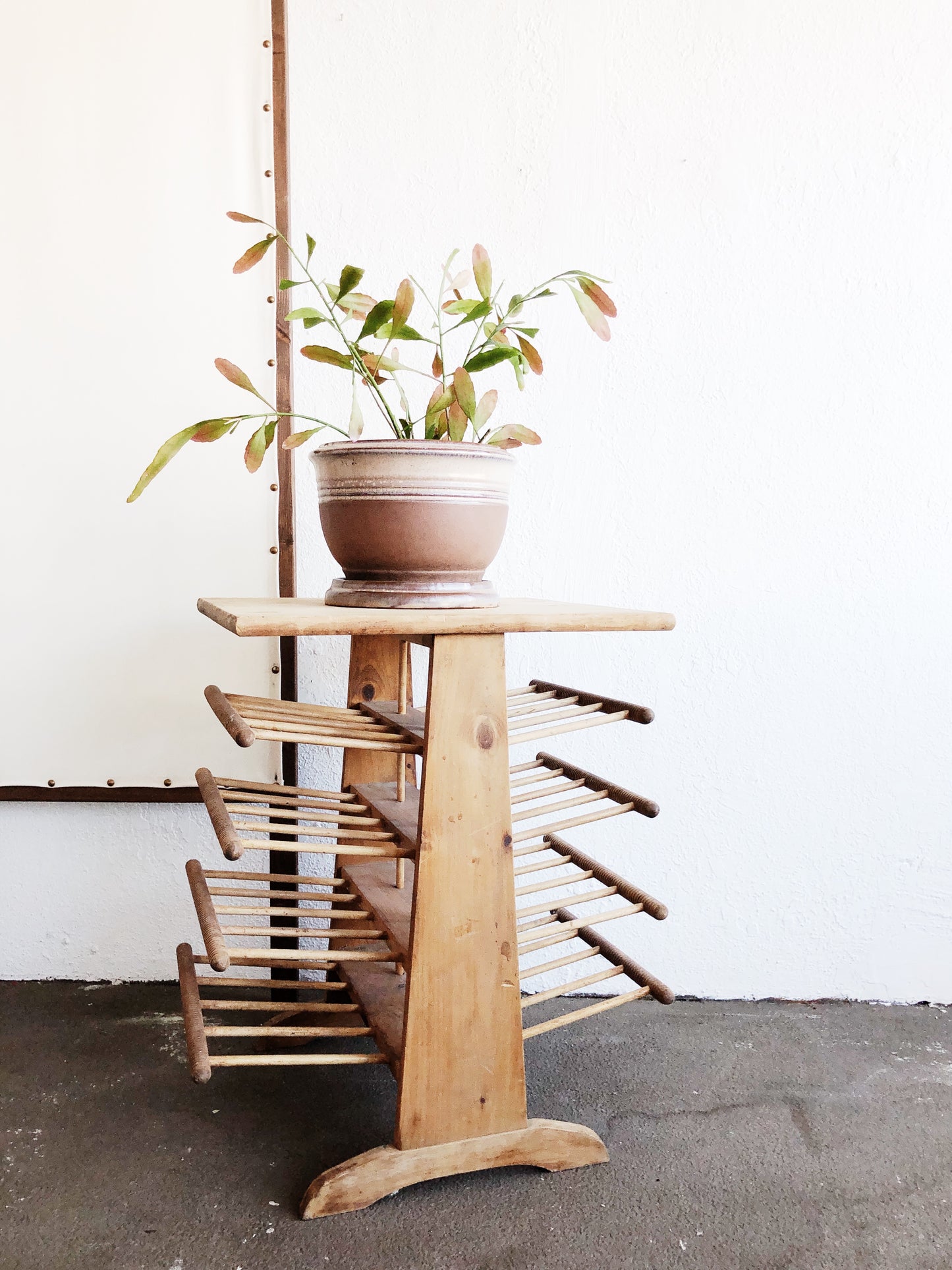 Handmade Spindle Book Table
