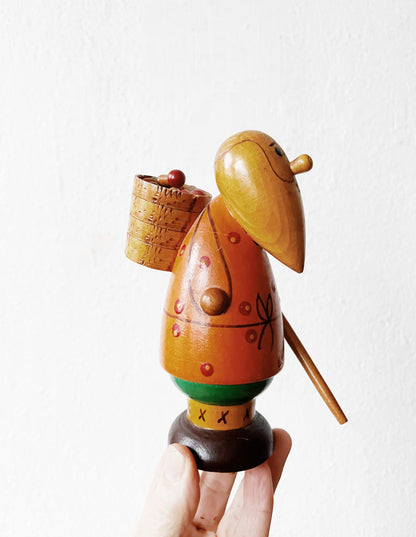 Vintage Russian Folk Mushroomer