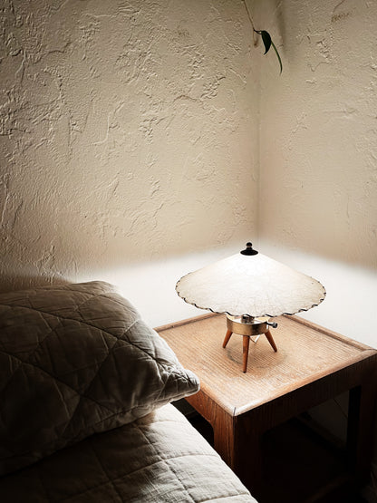 Mid Century Saucer Lamp