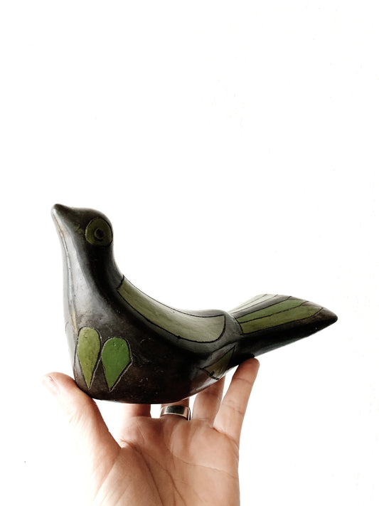 Oaxacan Black Clay Bird