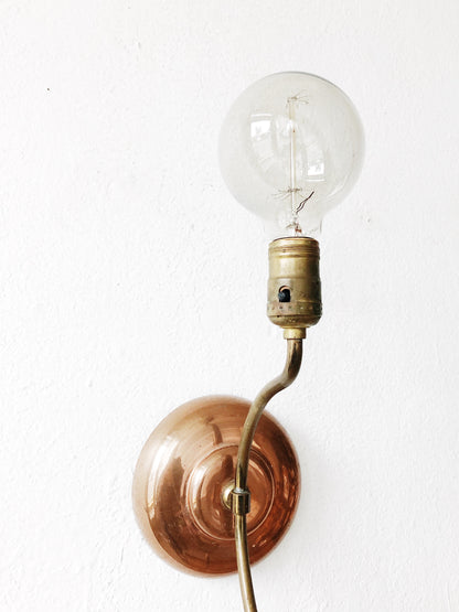 Vintage Copper Sconce