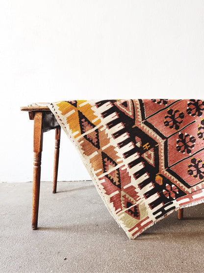Extra Large Vintage Wool Dhurrie