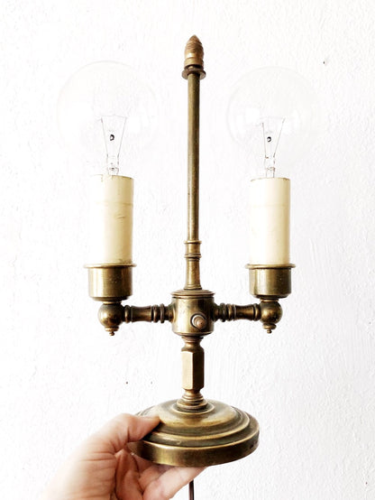 Antique 1920s Banker’s Lamp