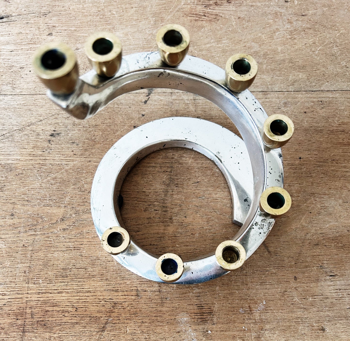 Vintage Modern Menorah