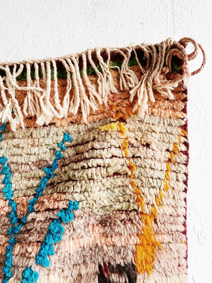 Large Vintage Moroccan Wool Rug