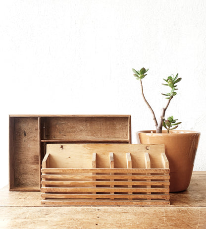 Vintage Wood Organizer