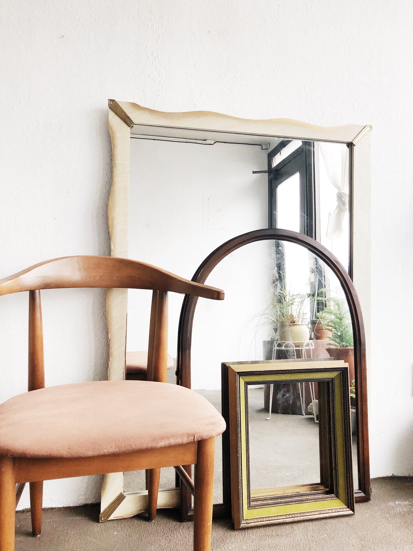 Antique Arched Mirror