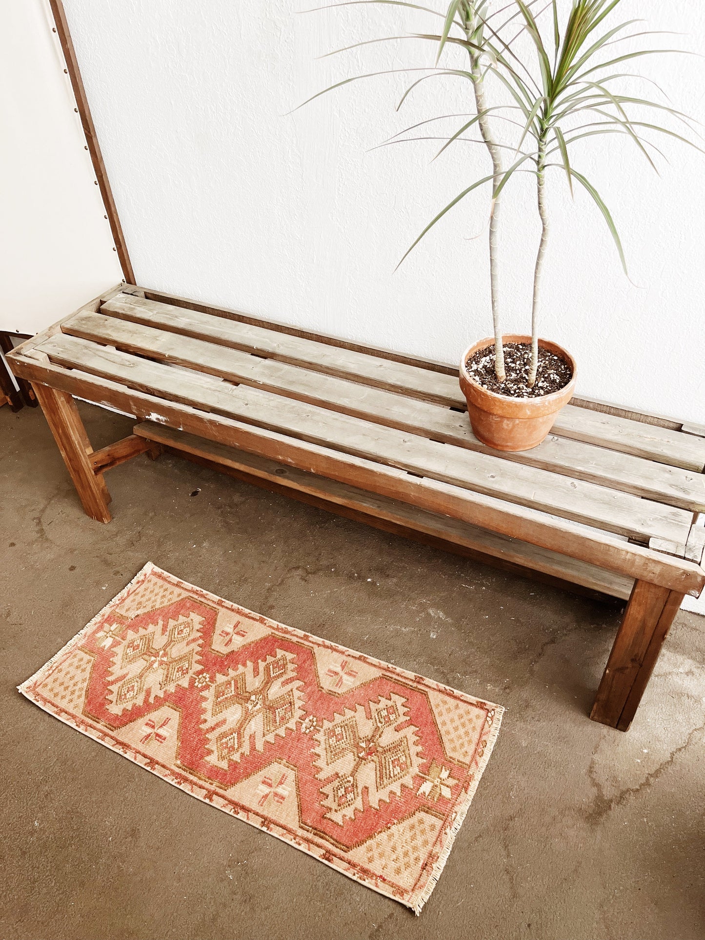 Vintage Turkish Mini Rug