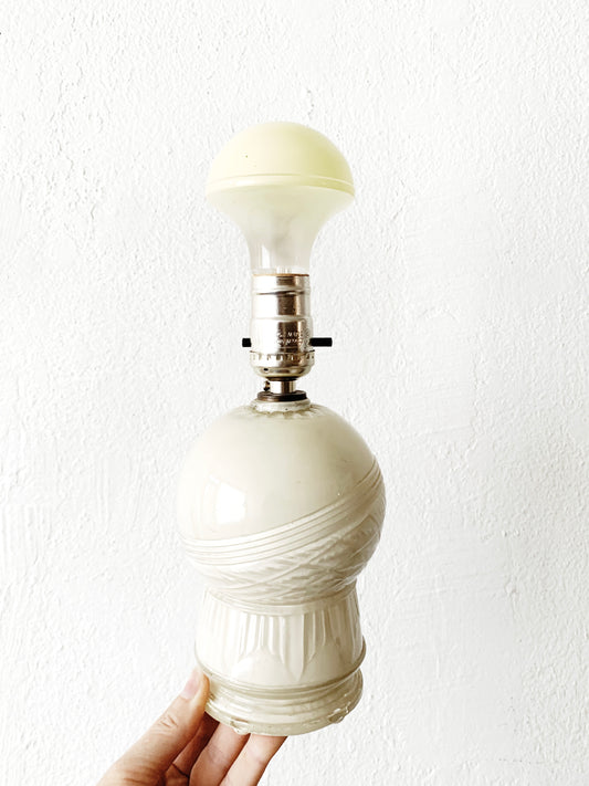 Vintage Cut Glass Lamp