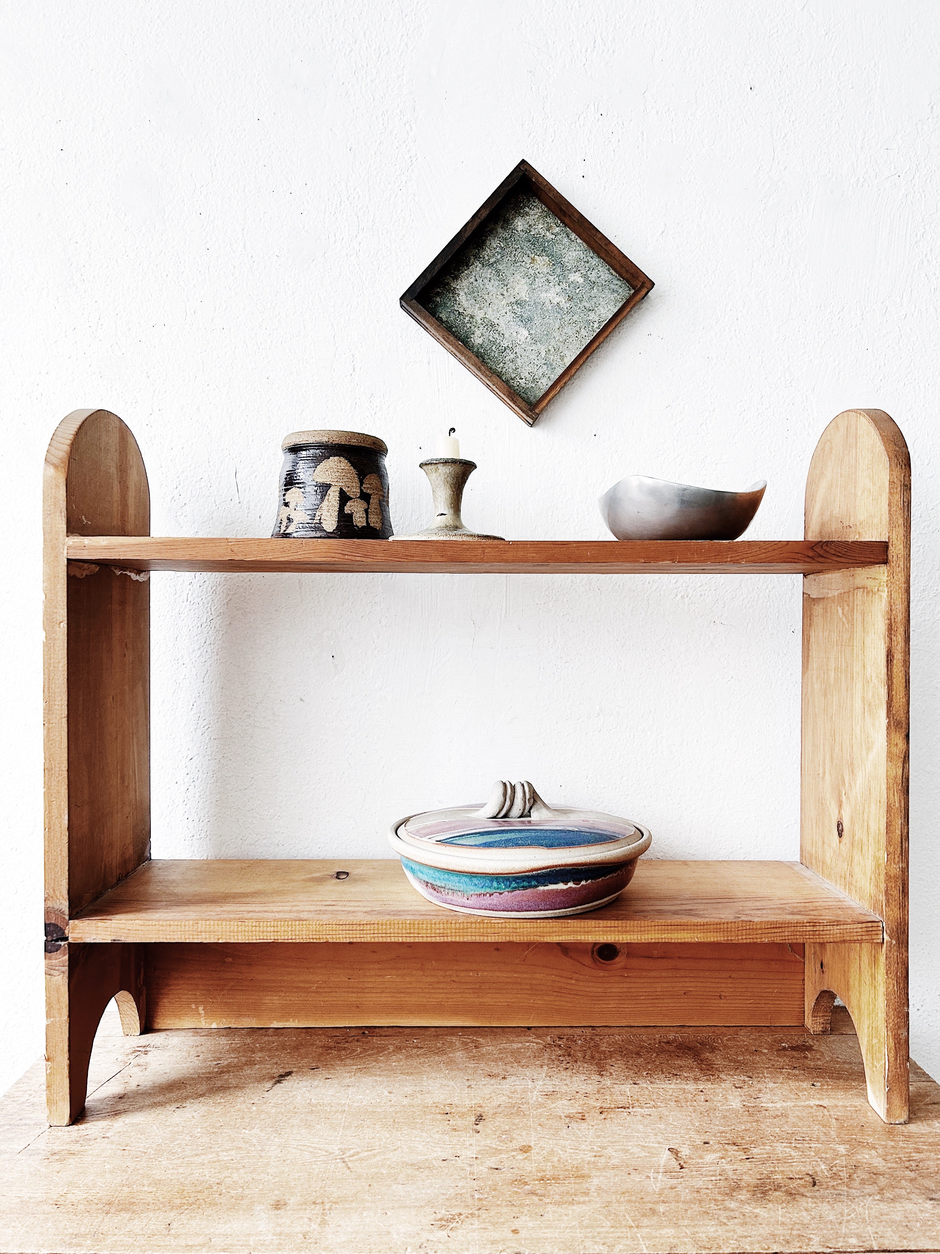 Maven Collective Primitive Wood Shelf - Thumbnail 2