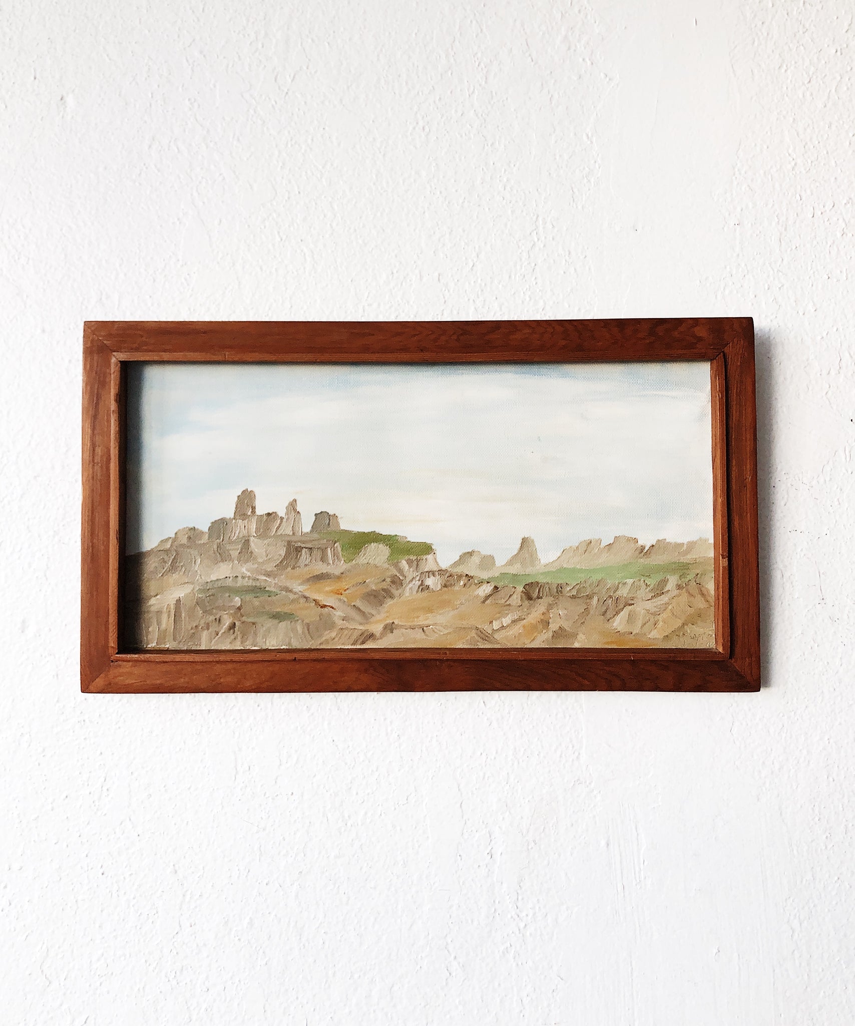 Vintage High Desert Landscape Painting