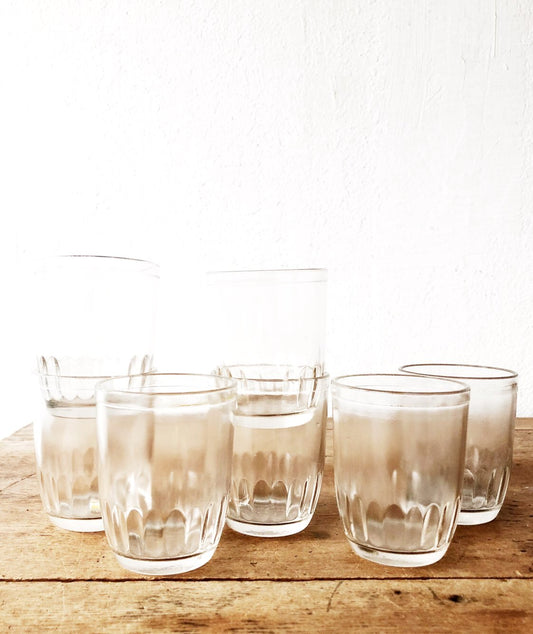 Vintage Jelly Jar Glasses