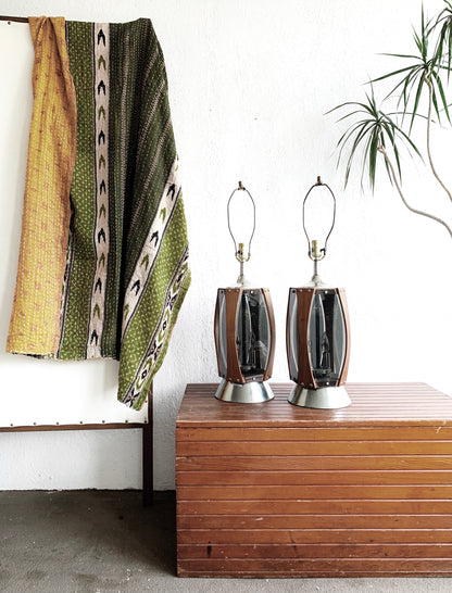 Vintage Reversible Kantha Quilt