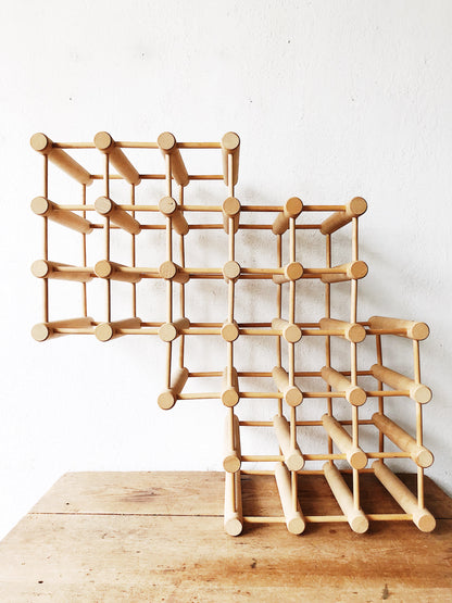 Oversized 1970s Wine Rack